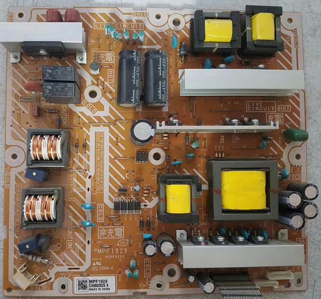 MPF1929 CA9702100A POWER SUPPLY BOARD FOR PANASONIC TC-L42U12